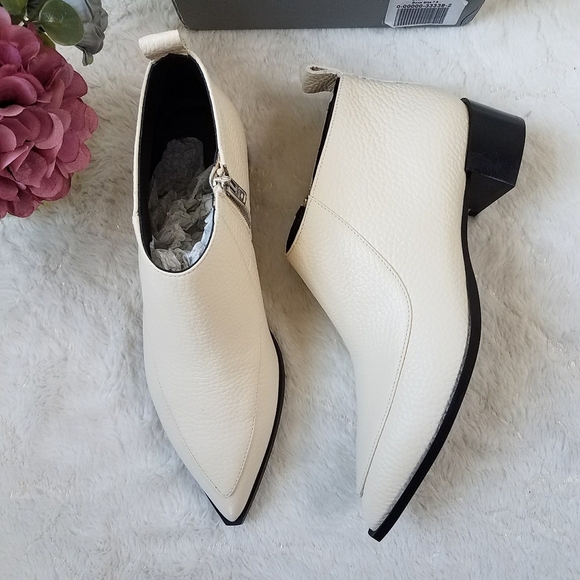 Everlane Boss Booties in Bone